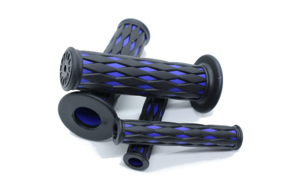 Beatus Lever & Handle Grip, 88.6 ft (22.2 m), Universal Use, Left and Right Set, Rubber, Colorful (Blue) Φ22.2mm