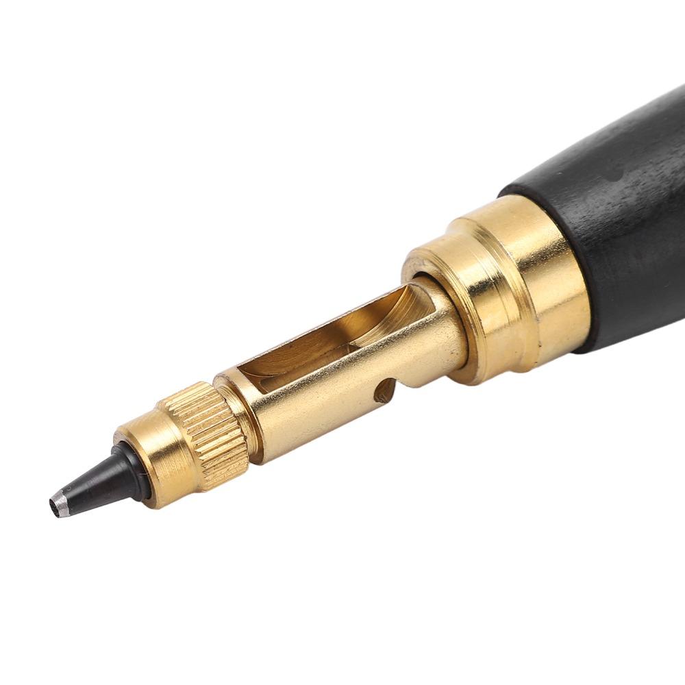7pcs 1.5/2/2.5/3/3.5/4mm Tips Leather Hole Puncher Automatic Leather Punch  For Beginners