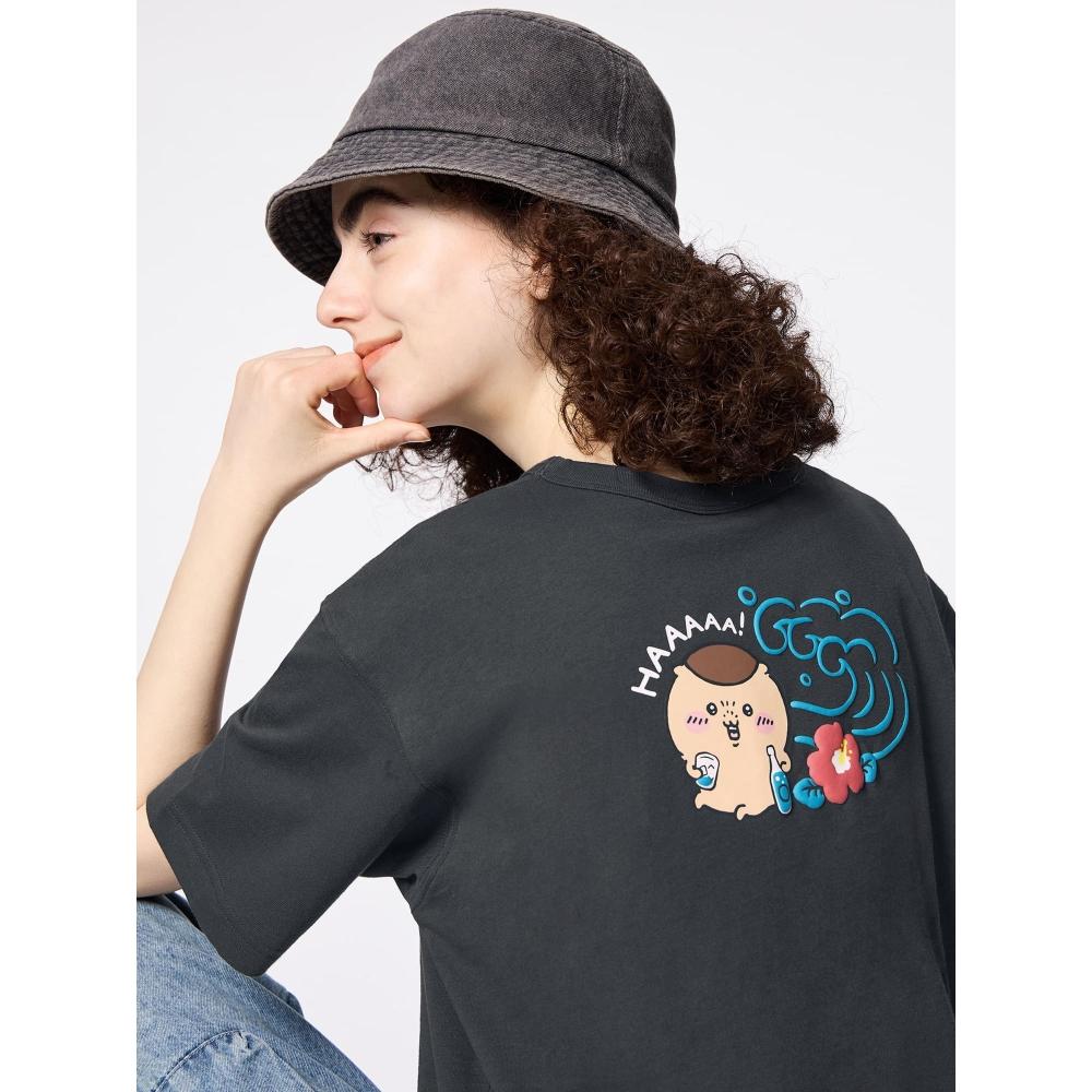 

GU by Uniqlo Графика Т. Чиикава 08 DARK GRAY/XS