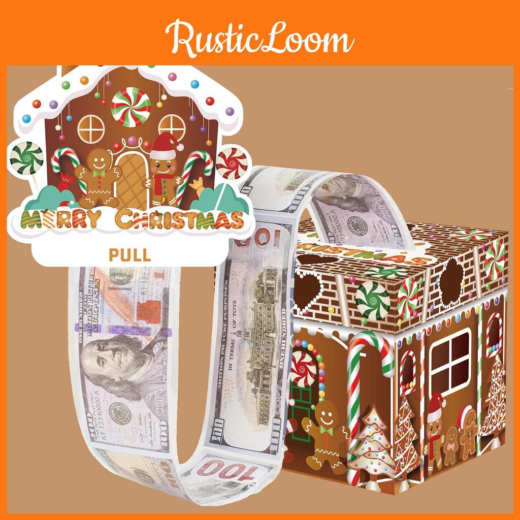 Christmas Man Gingerbread Gift Box With Paper Material For Holiday Giving Gift