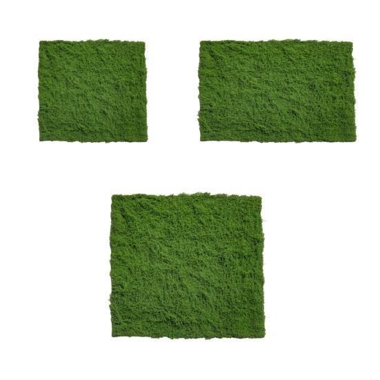 Artificial Moss Pad Realistic Faux Moss Planter Decor Green Fake Moss Turf for DIY Projects Craft Table Centerpieces Fairy Garden Decorations