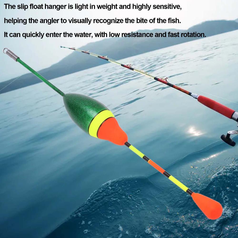 10PCS Oval-shaped Fishing Bobber Loghtweight Fishing Slip Float Durable Fishing Float  Trout Fishing