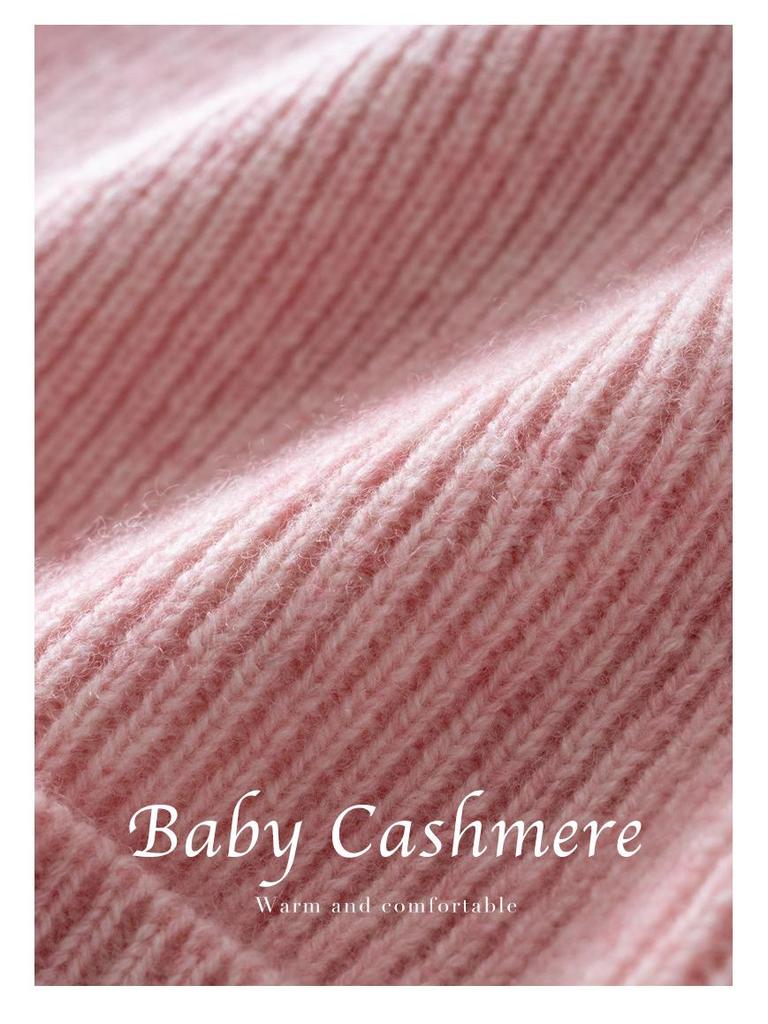 Cashmere Baby Knit Hat - Autumn/Winter Cute & Warm for Boys and Girls