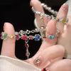Xiaohongshu New Chinese Amethyst Beaded Bracelet Light Luxury Niche Exquisite Fairy Bracelet Girlfriend Gift
