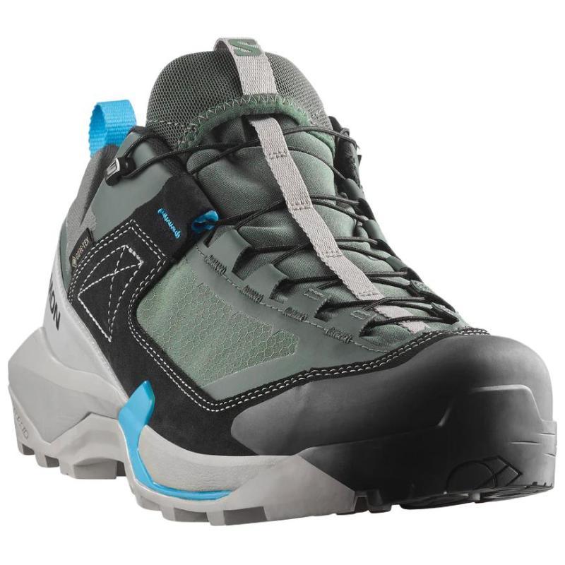 SALOMON X Ultra ALPINE Cushioning Waterproof Support Low Top Hiking Shoes Men's Gray Blue Sneakers 478149