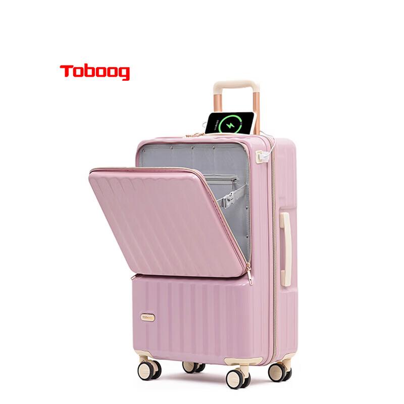 TOBOOG 2109 Front-Opening Spinner Luggage 24 inches