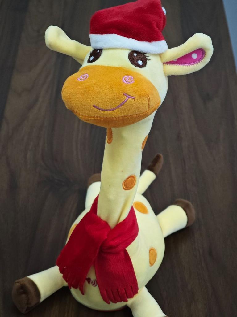 Plush Giraffe Toy With Volume Control And Dancing Motion Gift For Kids
