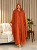 Dubai Hooded Dress: European & American Style, Turkish Cardigan, Loose Long Robe for Women