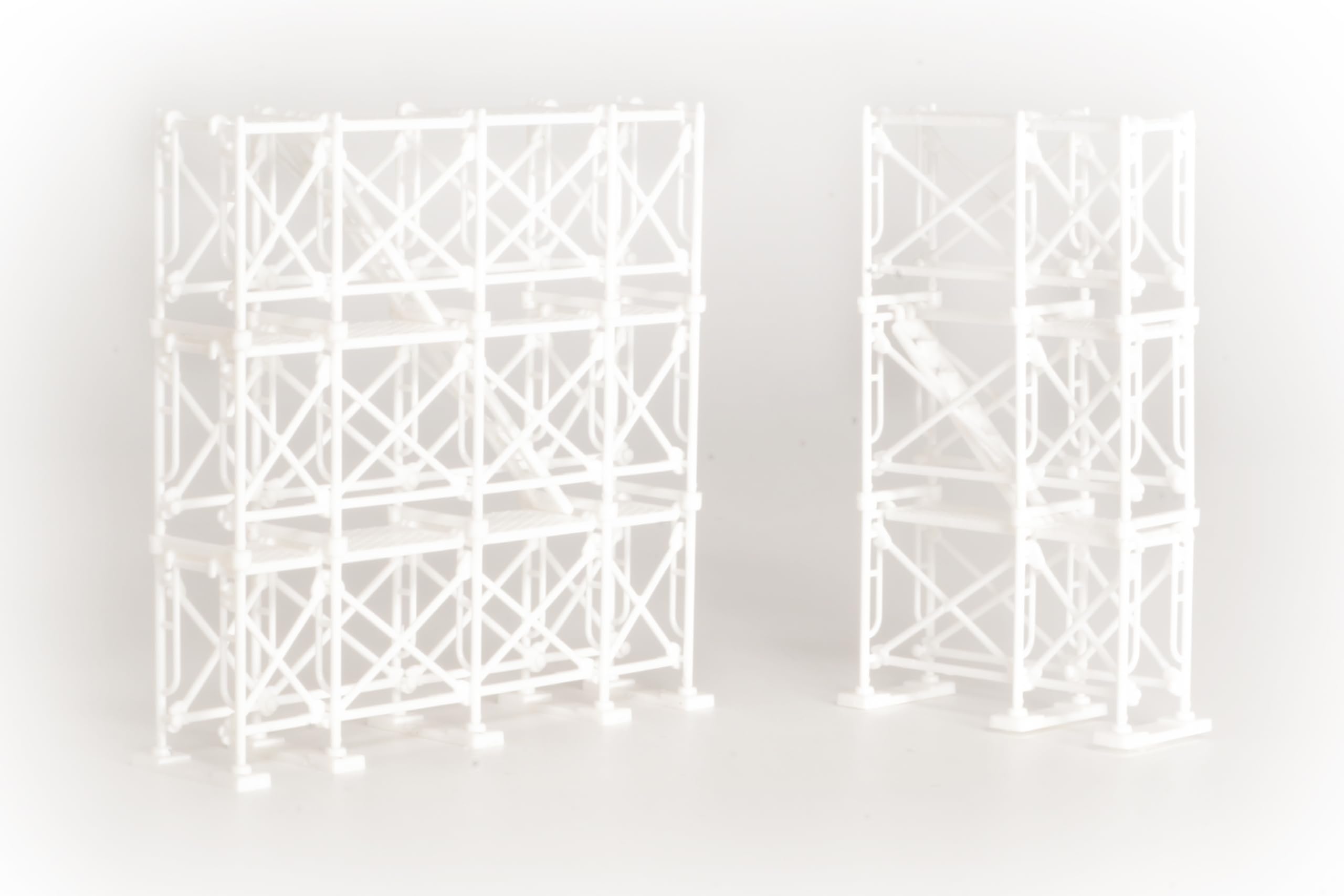 

PM Office A PLUM Pop Otherworld Series Scaffolding White Plastic Kit PP210 1/64-1/100