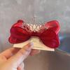 3D Rose Birthday Crown Hair Clip for Girls - Korean Style Polka Dot Bow Headwear