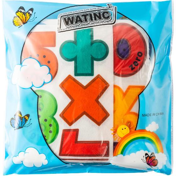 WATINC 151Pcs Alphabets Letters Numbers Felt Board Story Preschool Set Colorful ABC Letter Upper Lower Case Math Symbols Large Wall Storyboard Early
