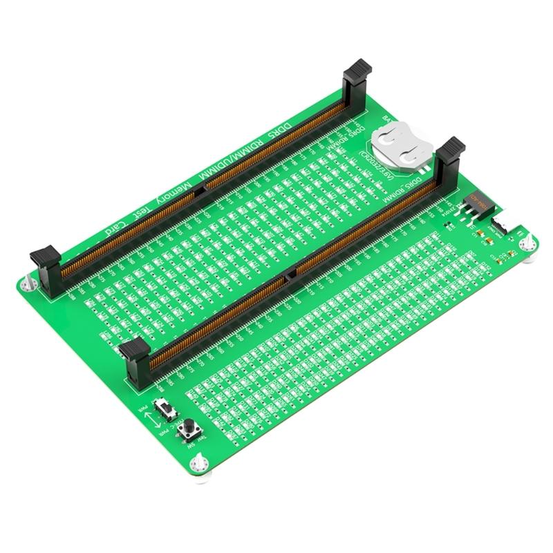 Bærbar/stasjonær minnespor DDR5 diagnostisk reparasjonstestkort med LED-tester Feilsøk enkelt