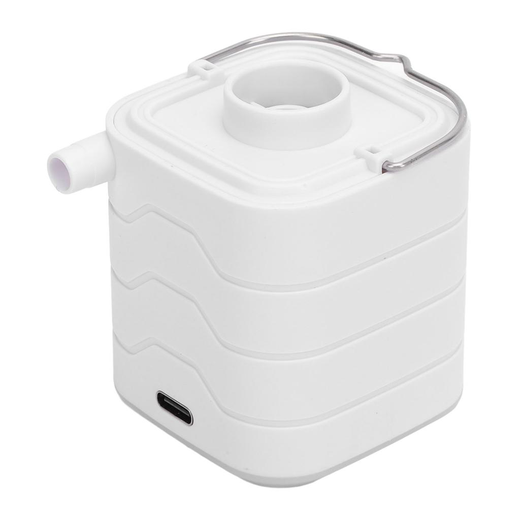 Kleine Luftpumpe mit LED-Licht Verschiedene Düsen 1600mAh Typ C Wiederaufladbar Kleiner Inflator Deflator
