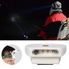 Plastic White USB Charging Rechargeable LED Induction Night Fishing Headlamp Cap Hat Clip Light
