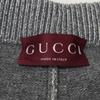 Gucci Domestically Authorized 813719 25th Cruise Rhinestone GG Embroidered Wool and Cashmere Knit Pants Bottoms S SilverUsed