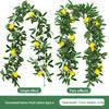 Simulated Lemon Rattan Artificial Lemon Rattan Interior Decoration Christmas Decorative Rattan.