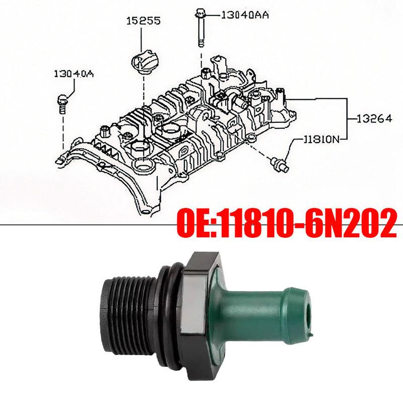 Car PCV Valve  Engine Parts Automobile Unidirectional Ventilation Valve Accessories for Nissan / Infiniti 11810-6N202