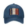 Napoleonic French th RegiUnisextal Flag Washed Denim Cap Casual Baseball Caps Adjustable Hat Summer Unisex Baseball Hats