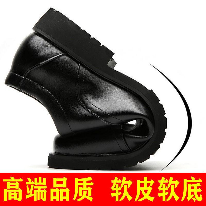 Leather Shoes Men's Soft Leather Three-joint Business Casual Men's Single Leather Shoes