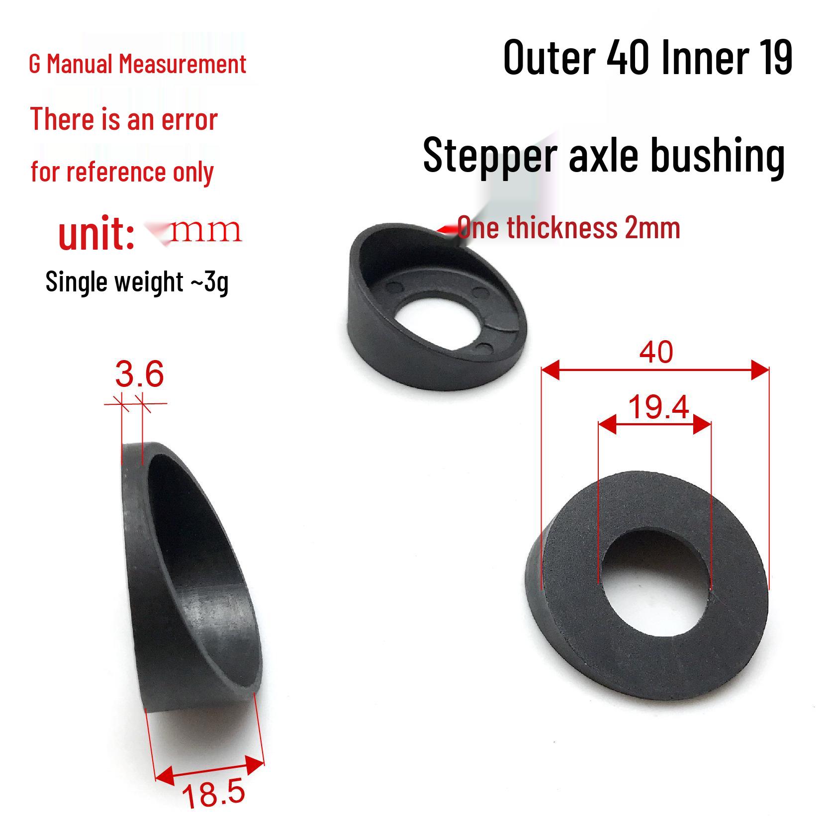 Stepped Bushing Waist Twisting Stepper Decorative & Limiting Cover for Fitness Equipment Plastic
