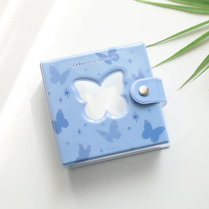 Cute Bear Milk Pattern Kpop Card Binder Love Heart Hollow 3 Inch Photo Album Instax Scrapbook Album 40 Pockets Photocard Holder