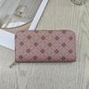 Vintage European & American Women's Long Wallet with Multi-Card Slots and Large Zippered Storage
