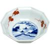 Arita Ware, Housen Kiln, Red Ivy, Landscape Design, Medium Bowl, 57071