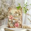 Vintage Tea Time Rustic Wall Art - 20.32x30.48 Cm Floral & Teacup Decorative Sign for Home, Cafe, Restaurant, Garden - Industria
