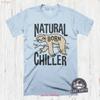 Funny Sloth T Shirt Natural Born Chiller Tree Unisexs Kids Animal Unisexs Vintage Breathable Streetwear Stylish Slightly