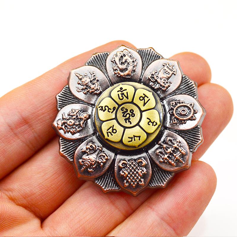 Unique Gifts Zen Buddha Hand Spinner Fidget Fingertip Gyro Decompression Skills Anxiety Stress Relief Toys Adults