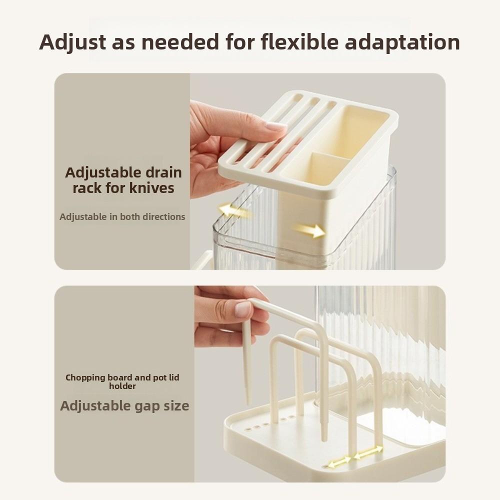 New MultiFunction Kitchen Storage Shelf Fast Drying Space Saving Chopsticks Rack Stable Kitchen Storage Rack Kitchen Use