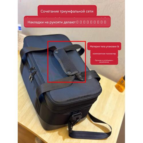 Portable Three-Layer Makeup Organizer Bag, Multi-functional Hand Carry for Professional Artists