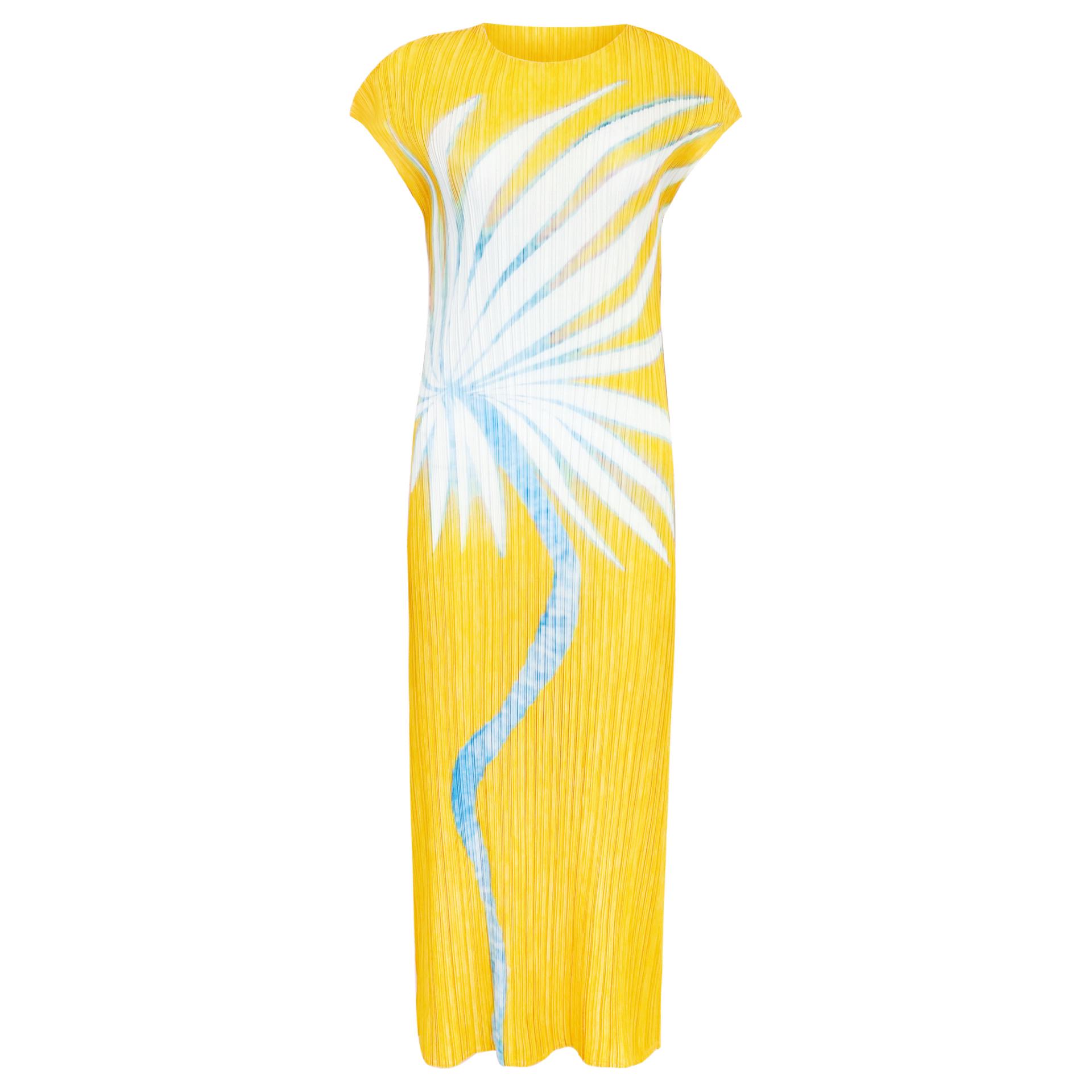 

Высококачественное женское летнее плиссированное платье А-силуэта — размер плюс, повседневный стиль, круглый вырез, с принтом One Size