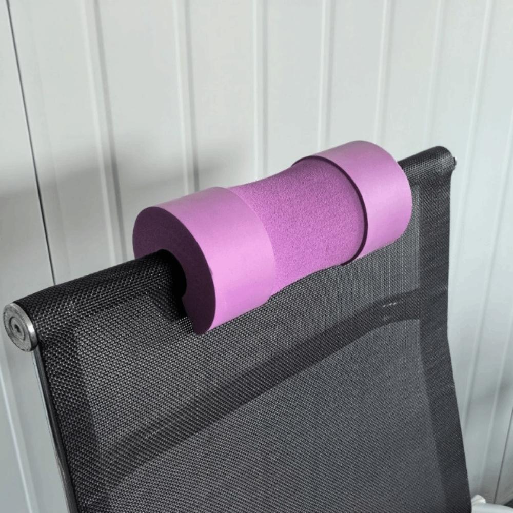 Ergonomics Office Chair Headrest Comfortable Resilient Sponge Chair Neck Support Pillow Solid Color Multipurpose Backrest Pillow