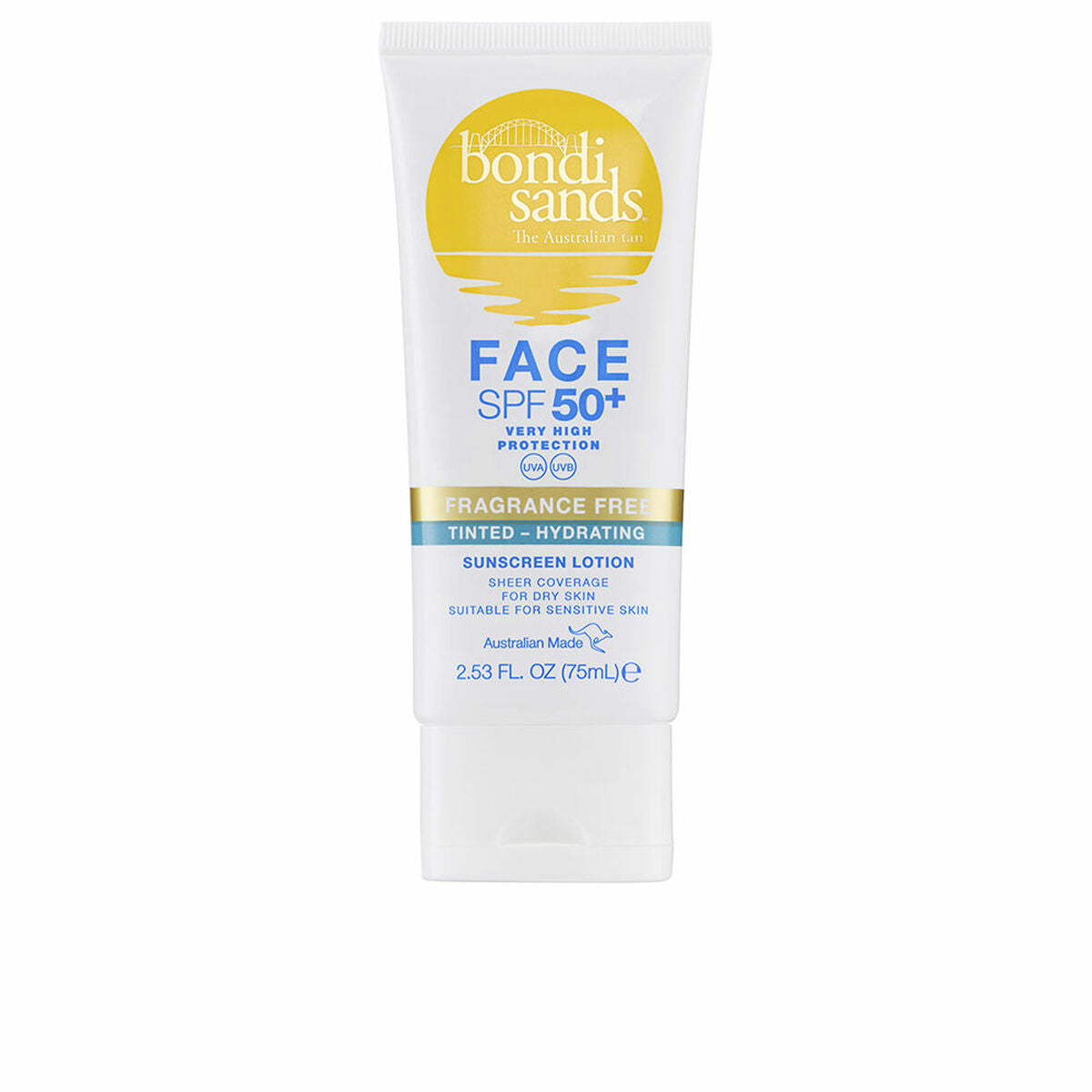 

Солнцезащитный крем с тоном Bondi Sands FACE Spf 50+ 75 мл