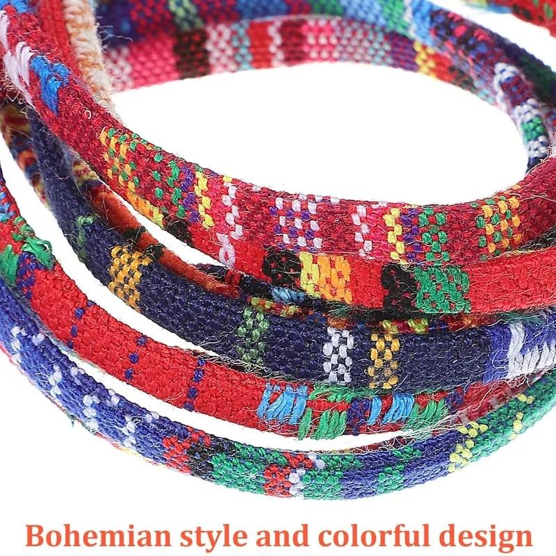 6pcs Bohemia Glasses Cord Lanyards Stretchy Eyeglasses String Skin Friendly Spectacles Rope Chains Elastic Eyewear Accessories