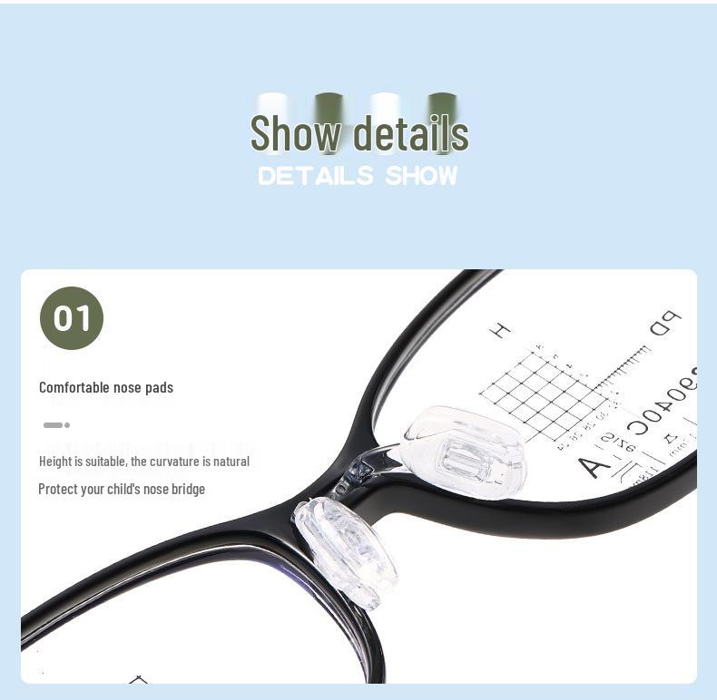 Children's Lightweight Silicone TR Eyeglass Frames for Myopia Control