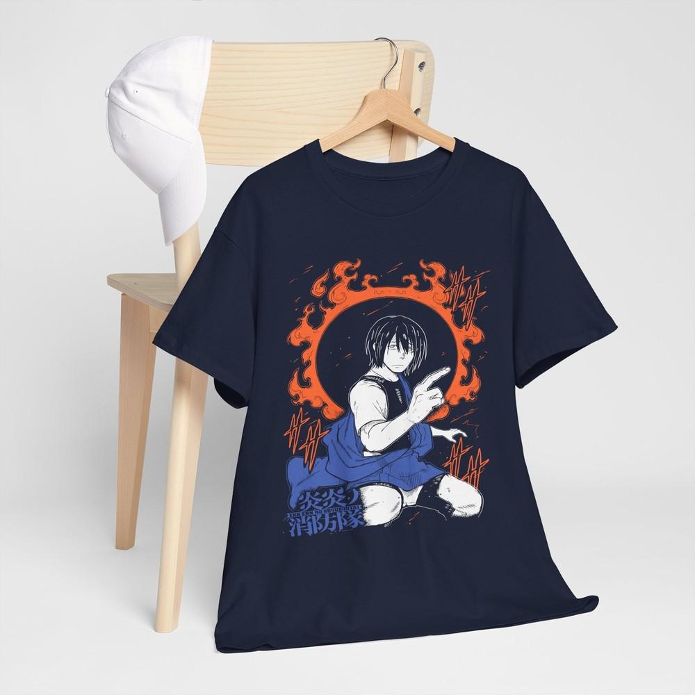 Anime Fire Force Shinra Kusakabe Shirt Skitaru Shonen Tamaki Fire Fighters Gift S