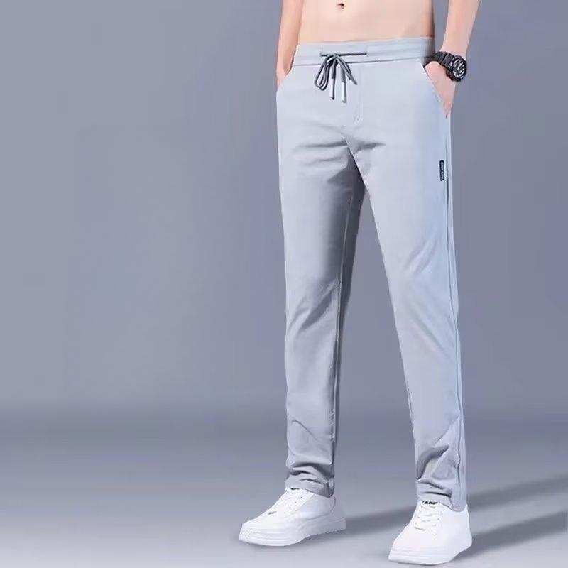 Casual Pants Men's Sports Summer Thin Trousers Versatile Loose Youth Trendy Casual Pants