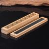 Nan Bamboo Carved Incense Stick Box and Agarwood Burner - Bamboo Hollowed-out Design for Home Use.