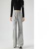 Aktive Micro-Flare-Hose für Damen im Frühling und Herbst Aktualisierte amerikanische High-Waist-Schlankheits-Hufeisenhose Kleine Alltags-Hoodies