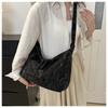 Spring New Women's Bag Fashion Large Capacity Premium Sense Scrub Slack Lazy Wind Shoulder Bag Tote Bag