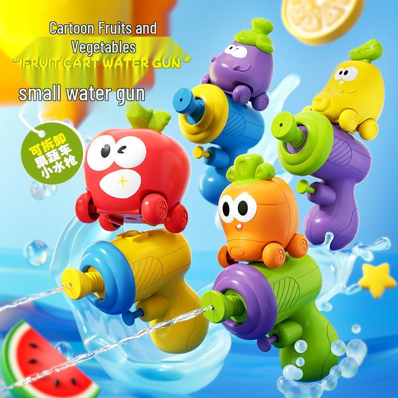 In-Stock Cartoon Eagle Water Gun: Press-Type Handheld Dual Pistols for Kids