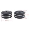 4Pieces Speaker Stands Feet Pads Strong Shock Absorptions Floor Foot Nail Isolation Mat Easy To Use Small Pads Props