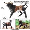 Realistic Farm Animal Model Set: Dairy Cow, Simmental Bull, Yellow Cattle, Fighting Bull, Water Buffalo, Yak