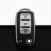 Per Volkswagen VW Polo Golf7 MK7 Tiguan per Skoda Octavia Kodiaq Karoq per Seat Ateca Custodia per Chiave Auto Copertura Borsa Portachiavi Protettore