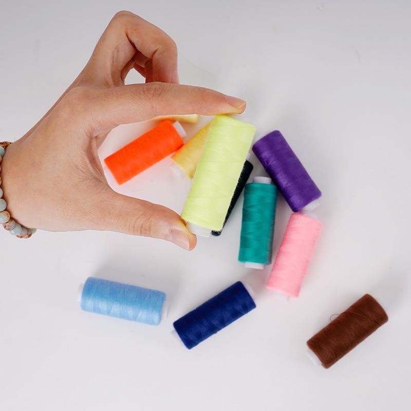Home Sewing Thread 402 Color Small Roll Sewing Thread 12 Colors Hand Sewing Sewing Sewing Set 250 Yards