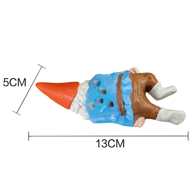 Zombie Garden Gnome Statues Dwarf Yard Creative Funny Sculptures Decor Home