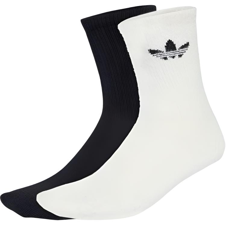 Adidas Originals fluffy logo crew socks (pack of two) JX5217 L