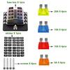Fuse Box Holder 8 Way Screw Fuse Block for Car, Off-Road, RV, Bus, Yacht, Boat